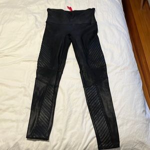 Spanx moto leggings